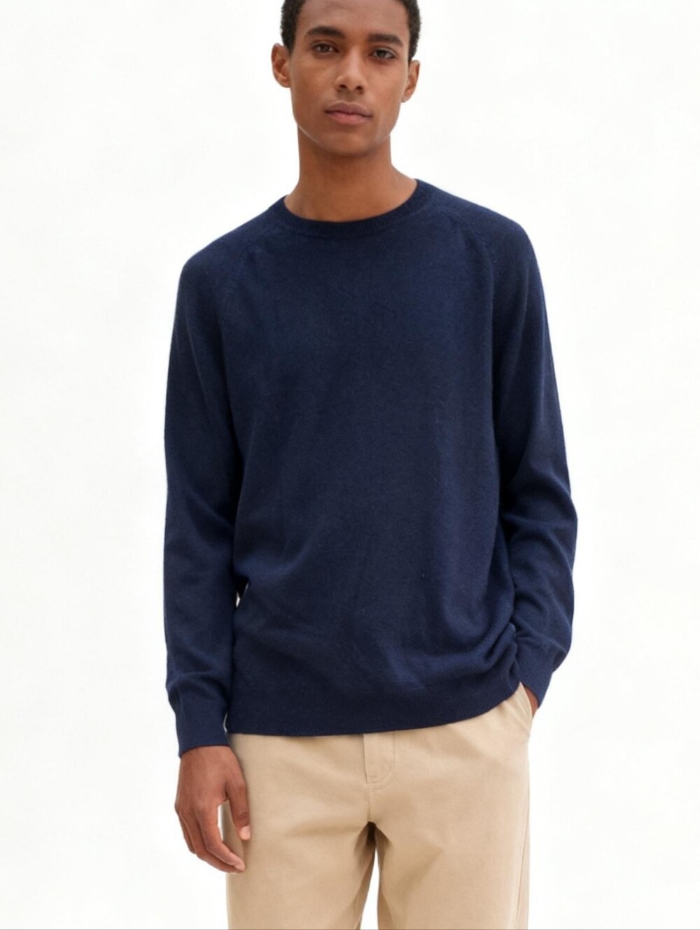 NEW! Cozy Earth Men's Cashmere-Wool Crewneck Sweater Size 2X